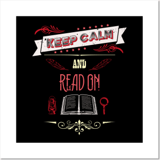 Keep Calm and Read On Vintage RC08 Posters and Art